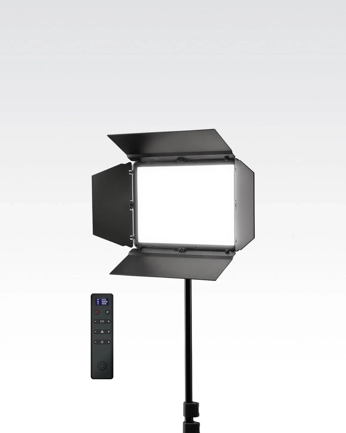 Studio Panel Lighting Kit Two Edge-Lit LED Panel Lights with Stands