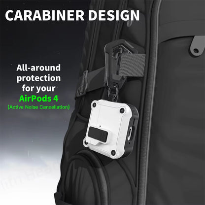 Security Lock Cover for Airpods 4Th Gen (2024) Case for Airpods 4 with Active Noise 2024 New Case Shockproof Cover Airpod4 Funda