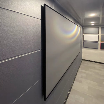 F1HALR Black Diamond ALR-1.5 Ambient Light Rejecting Edge Frame Projection Screen for Standard Long Throw Projector