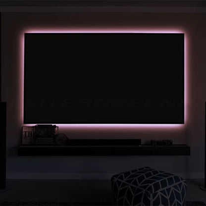 F1HALR Black Diamond ALR-1.5 Ambient Light Rejecting Edge Frame Projection Screen for Standard Long Throw Projector