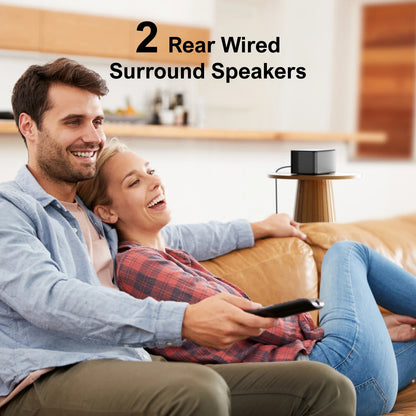 7.1 Surround Sound System for TV with Dolby Atmos, 460W Sound Bar for TV with 6.5" Subwoofer, APP Control