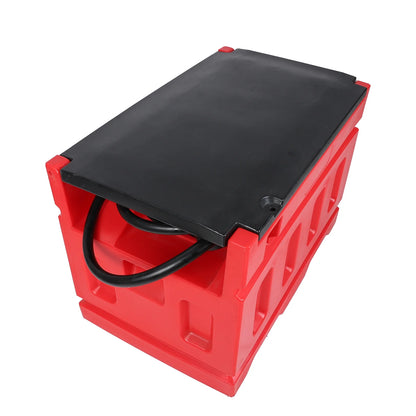 Portable 48 Gallon Fuel Tanks with 12V DC Gasoline Fuel Transfer Pump 15 GPM