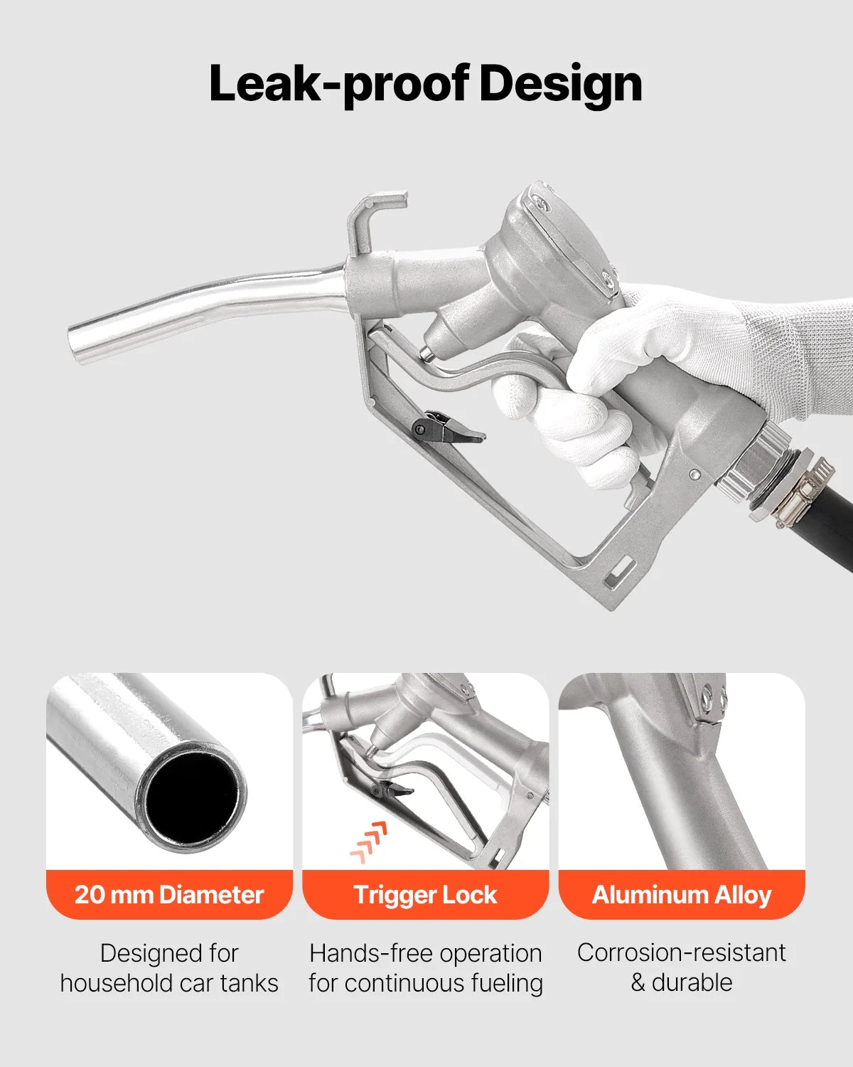 Fuel Caddy, 32 Gallon, Portable Fuel Tank with 12V DC 15 GPM Electric Fuel Transfer Pump, 13 Ft Delivery Hose & Aluminum Alloy Manual Nozzle, Gas Caddy for Motorboats, Atvs, Diesel & Gasoline