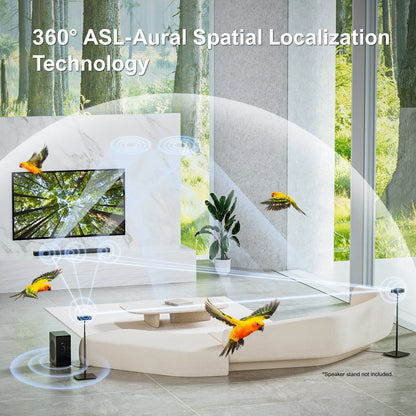 520W 5.1.2 Soundbar with Dolby Atmos for Smart TV,4K HDR Pass-Through,Home Theater Wireless Bluetooth Soundbar Speakers