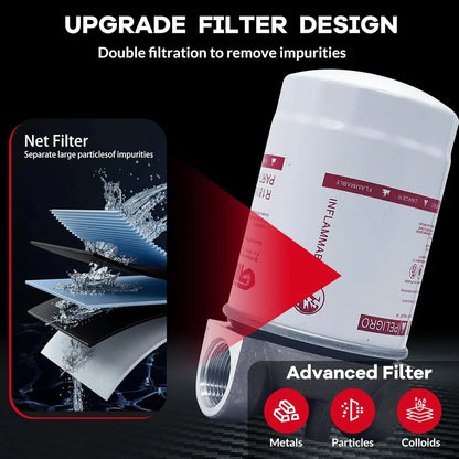 Portable Fuel Tank, 58 Gallon Diesel & Gasoline Transfer Tank with 12V Electric Pump, 10 GPM Flow Rate, 13Ft Hose, Auto Fueling Nozzle, Fuel Transfer Tank for Easy Transportation