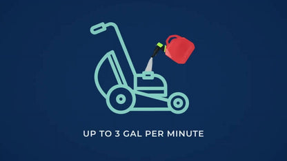 Smartcontrol Gas Can, FR1G102, Red Fuel Container. 1 Gallon Capacity.