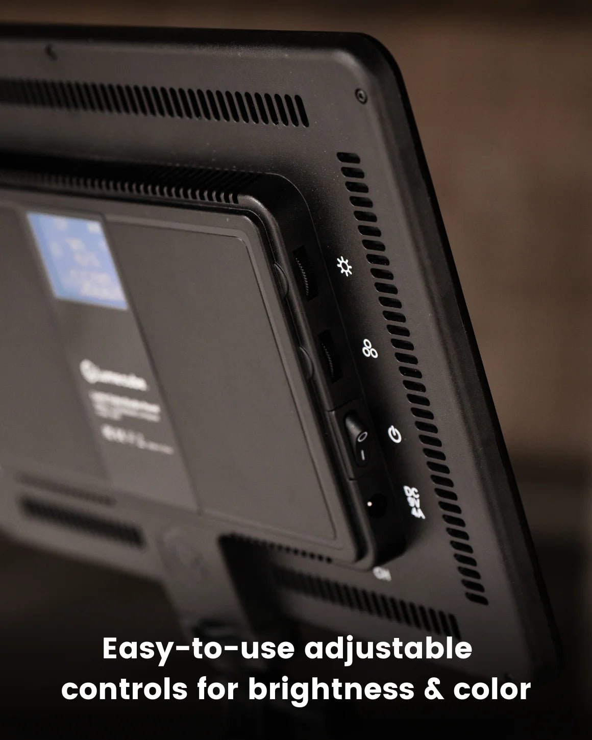 Studio Panel Lighting Kit Two Edge-Lit LED Panel Lights with Stands