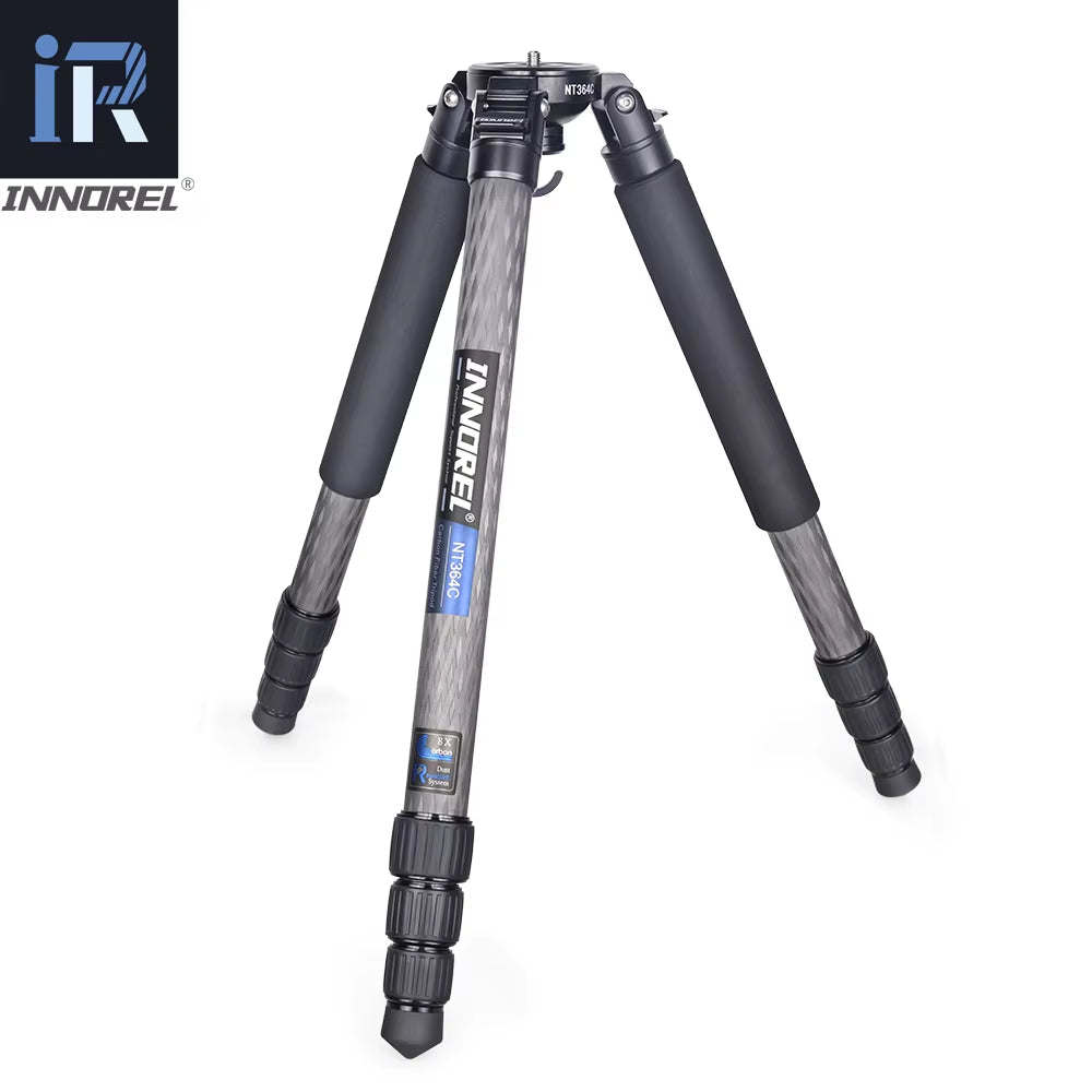 NT364C Professional Carbon Fiber Bowl Tripod for DSLR Camera Video Camcorder Heavy Duty 25Kg Max Load Birdwatching Camera Stand
